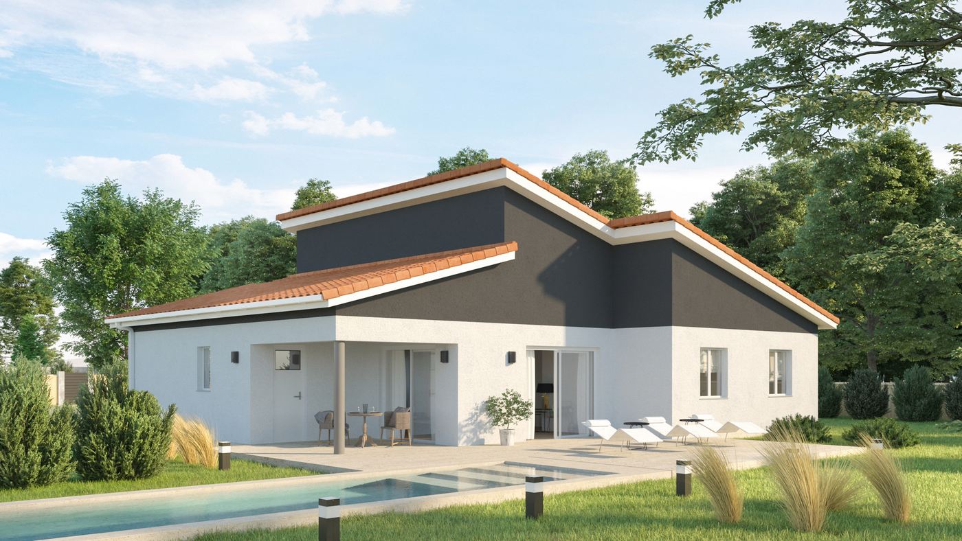 Brantome modela maison 3d