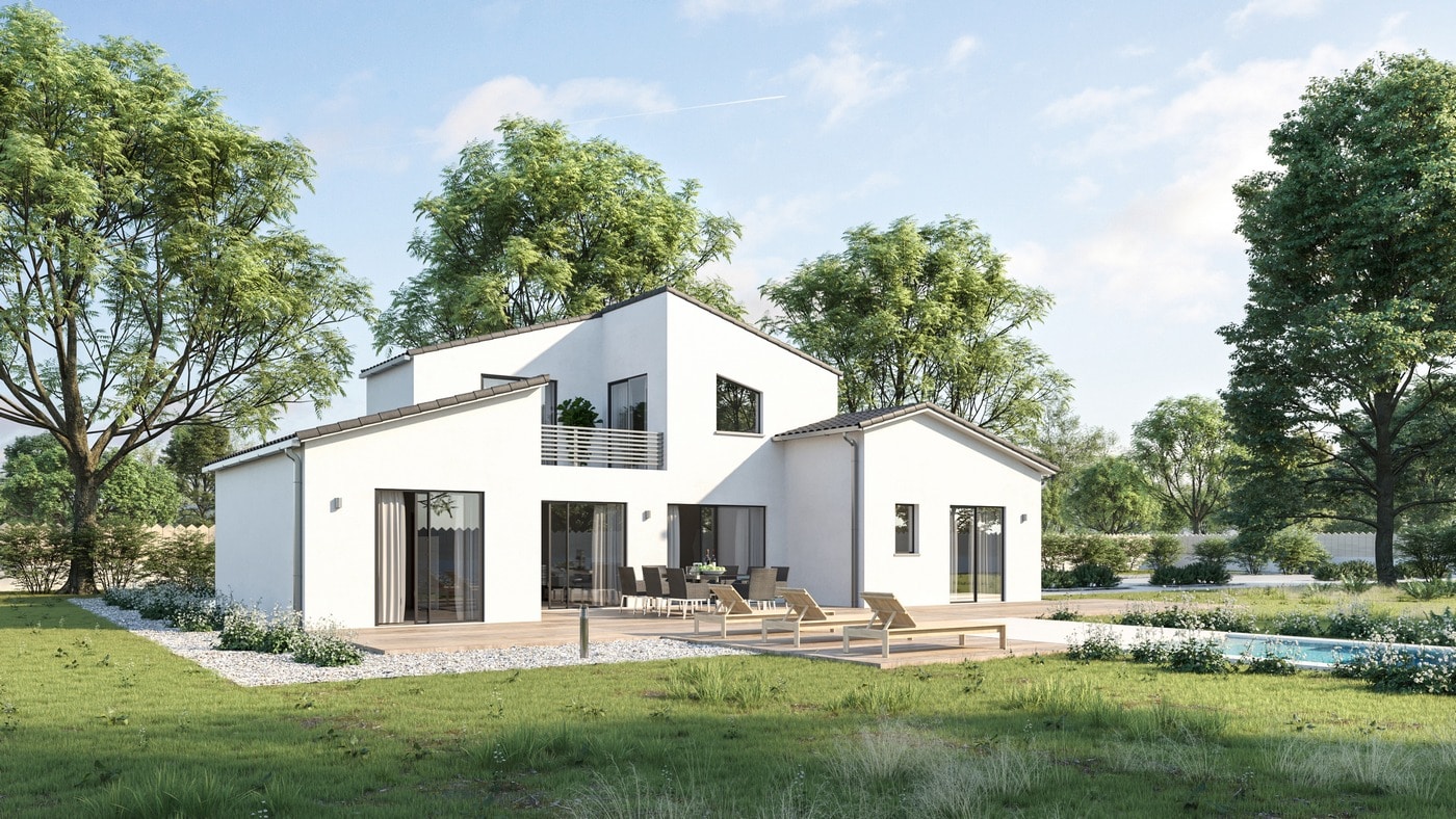 Cordouan modela maison 3d