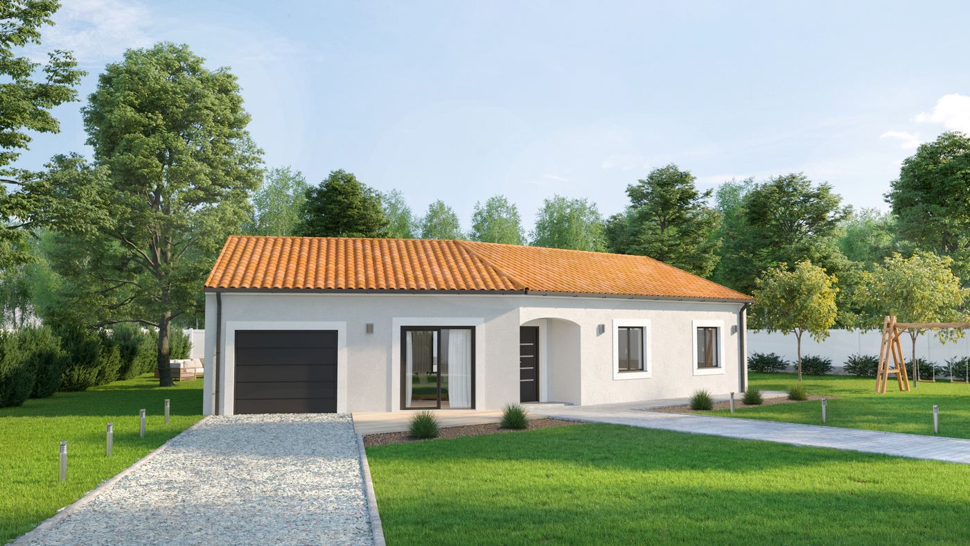 Champcevinel modela maison 3d