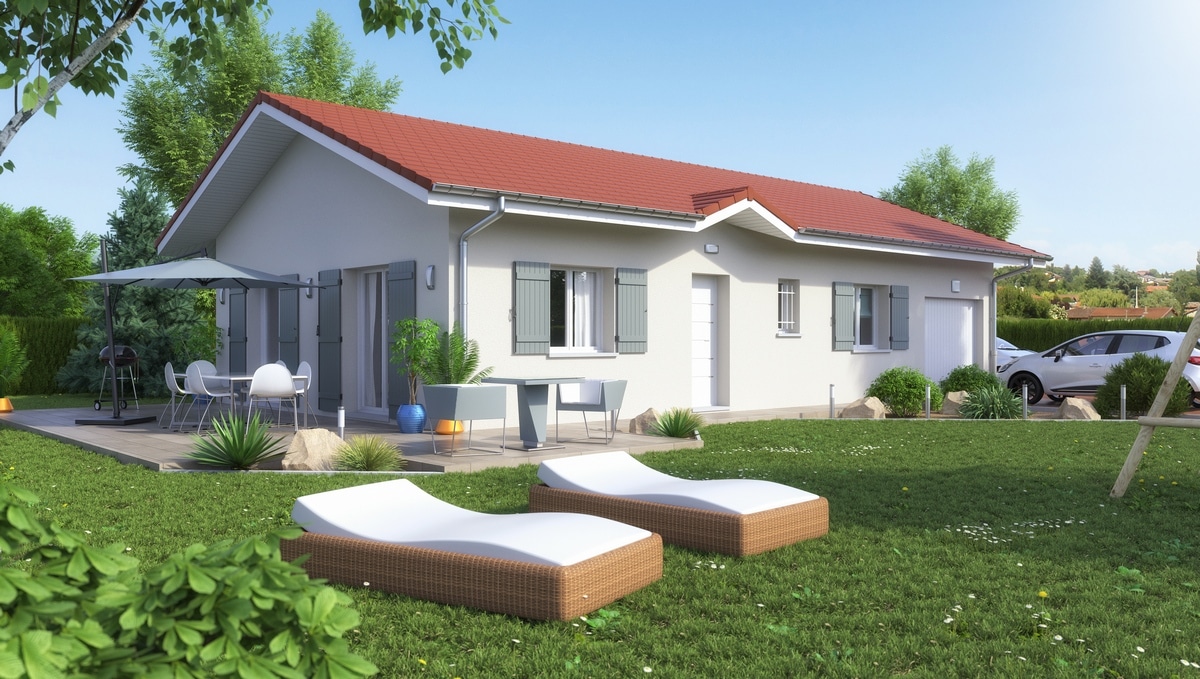 NACRE modela maison 3d