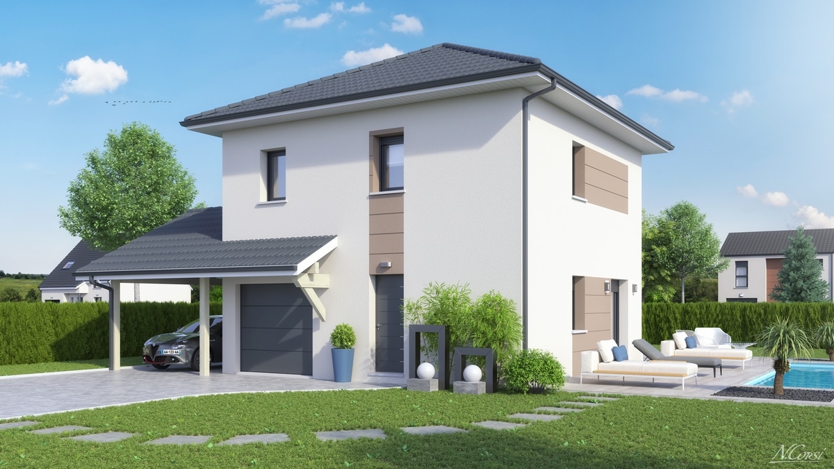 PRIMEVERE modela maison 3d