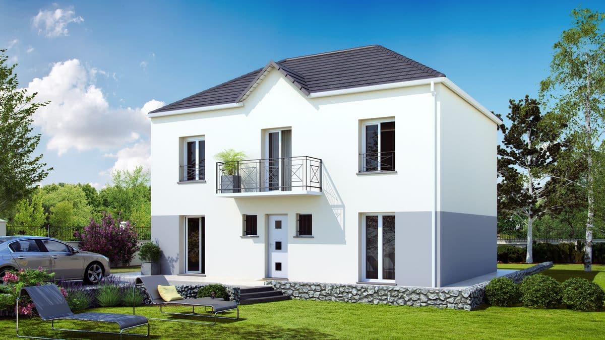 Pontissalienne modela maison 3d