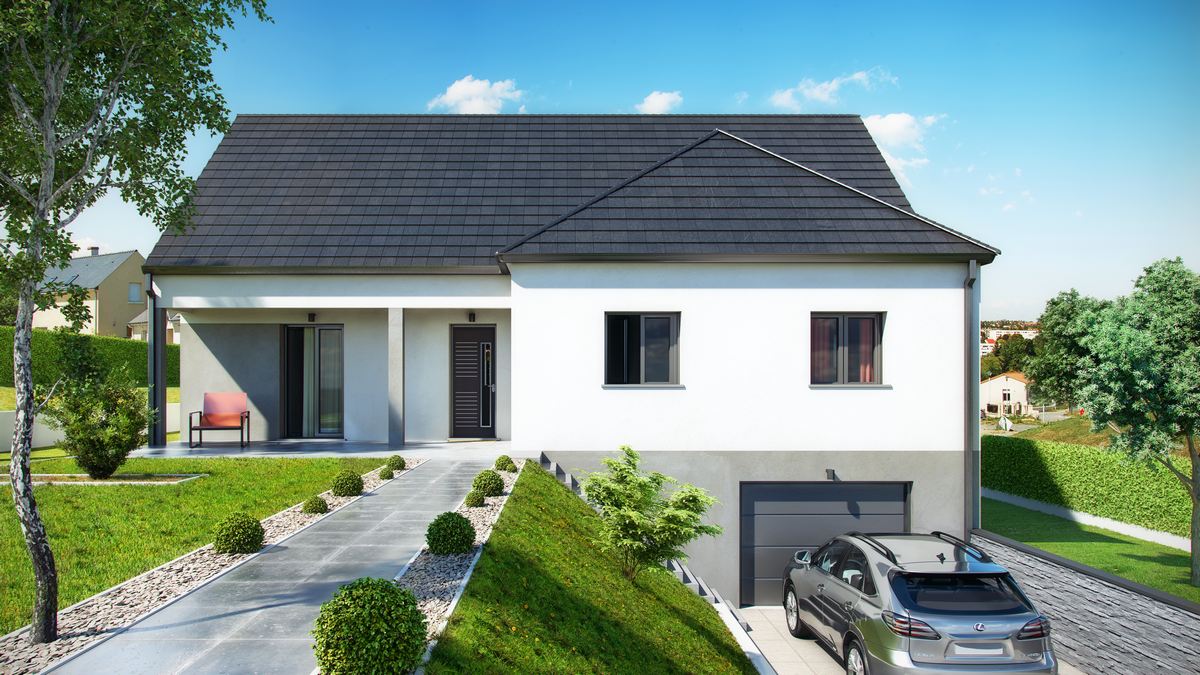 Sommière modela maison 3d