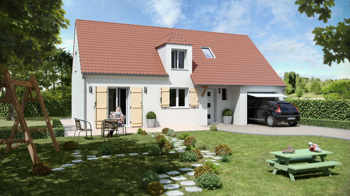 Charmière modela maison 3d