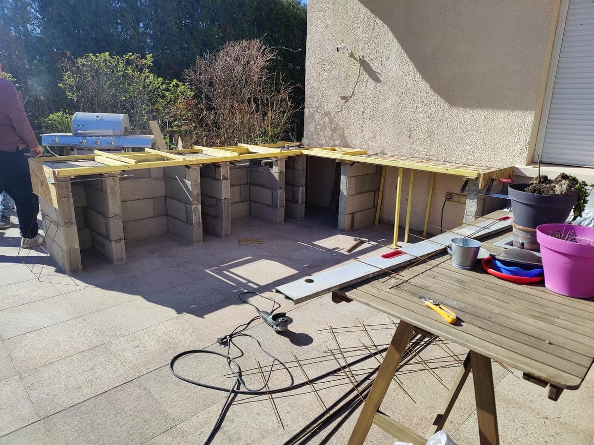 Parpaing Cuisine Exterieure Beton